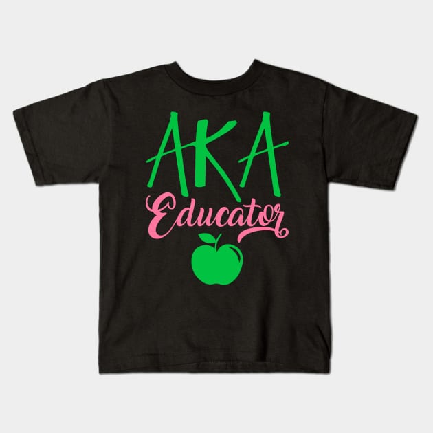 AKA Pretty Wear Kids T-Shirt by The Greek Mall